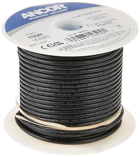 Ancor 106010 Wire, 100' #12 Tinned Copper, Black