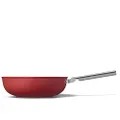 Smeg Cookware 50's Style Non-Stick Wok, 12-Inches (Red)