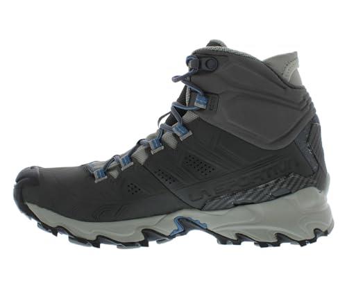 La Sportiva Womens Ultra Raptor II Mid Leather GTX Hiking Boots, Carbon/Atlantic, 10