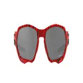 Oakley Men's Oo9019a Plazma Low Bridge Fit Sunglasses, Red Tiger/Prizm Black, 59 mm