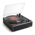 Victrola Eastwood Signature Bluetooth Record Player with Three-Speed Turntable and Replaceable Audio-Technica Cartridge | Espresso | VTA-73-ESP-INT