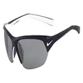 Nike Eyewear Nike Skylon Ace Rectangular Sunglasses SHINY OBSIDIAN/WHITE 69 mm