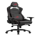 ASUS ROG Chariot Core Gaming Chair (Adjustable Headrest, Memory-Foam Lumbar Support, 4D armrests, Racing Style, Reclinable Backrest, PU Leather, Durable Steel Frame)-Black and Red