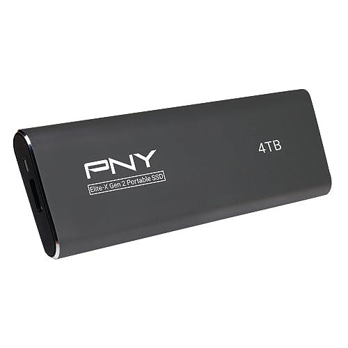 PNY Elite-X USB 3.2 Gen 2x2 Portable Solid State Drive, 4TB
