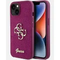 Guess Glitter Edition Case for iPhone 15 Pro, Purple
