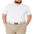 Callaway Men's Vent Short Sleeve Open Mesh Polo Shirt, White, Large