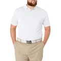 Callaway Men's Vent Short Sleeve Open Mesh Polo Shirt, White, Large