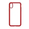 Speck 103134-6691 Products Presidio Show Case for iPhone X, Clear/Heartthrob Red