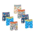 Nintendo Boys' Super Boxer Briefs with Mario, Luigi, Toad, Yoshi, Peach & Bowser, Sizes 4, 6, 8, 10 and 12, 7-Pack Athletic Boxer Brief, 4