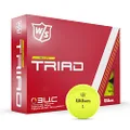 Wilson Staff Triad Golf Ball - 12 Balls - Yellow