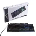 MSI KB570 Vigor GK50 Elite BW JP Gaming Keyboard, Kaihl Box, White Axis, Japanese Layout