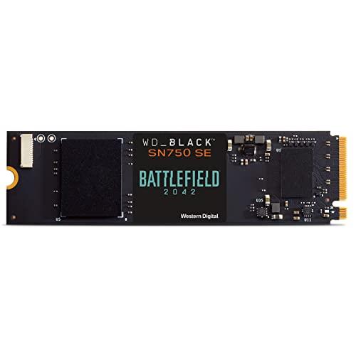 Western Digital SSD 1TB SN750SE NVMe Battlefield 2042 Edition Internal Hard Drive, Black