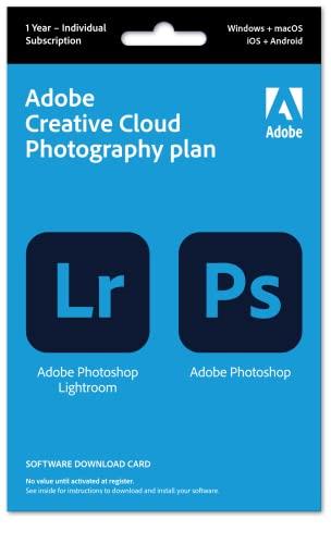 Adobe Creative Cloud Photography Plan 20GB