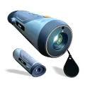 Thermal Imaging Monocular, Night Vision, Thermal Monocular Night Vision Telescope, 25mm Focal Lens 640x512(50HZ) Effective Pixels Heat Vision Goggles Optic Spotting Scope Camera for Night Hunting-Grey