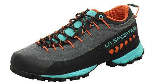 La Sportiva Women's Tx5 Woman GTX Low Rise Hiking Boots, Carbon Aqua, 3.5 UK