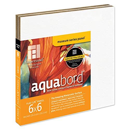 Ampersand Aquabord 6 in. x 6 in. pack of 4