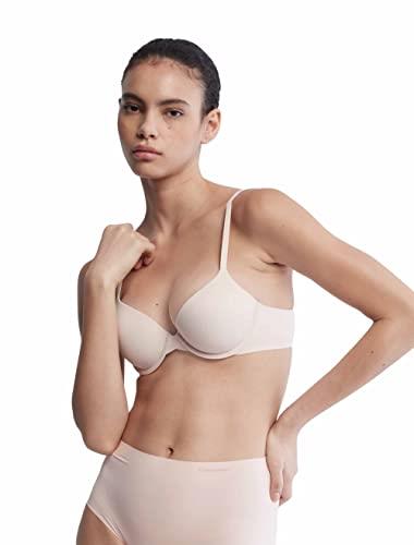 Calvin Klein Women's Perfectly Fit Full Coverage Lightly Lined Bra, nymph's Thigh, 38DD