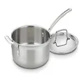 Cuisinart MCP33-24HN MultiClad Pro Stainless 3-1/2-Quart Saute with Helper and Cover Silver