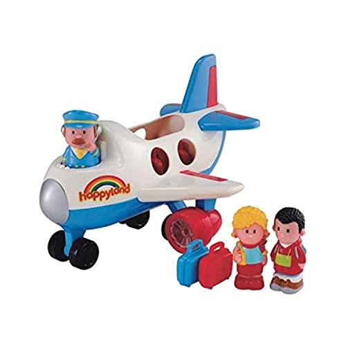 Early Learning Centre Happyland Fly & Go Jumbo Jet - Interactive Airplane Toy for Toddlers
