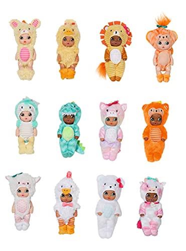 Zapf Creation 904633 BABY Born Surprise Animal Babies - Small Mini Doll with Clothing, Nappy, Bottle and Birth Certificate, with Drinking and Pee Function, Character Not Selectable, Pack of 1