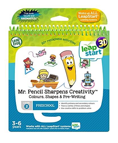 LeapFrog - Mr. Pencil Sharpens Creativity Activity - LeapStart 3D Story Book - 462603 Multicolor