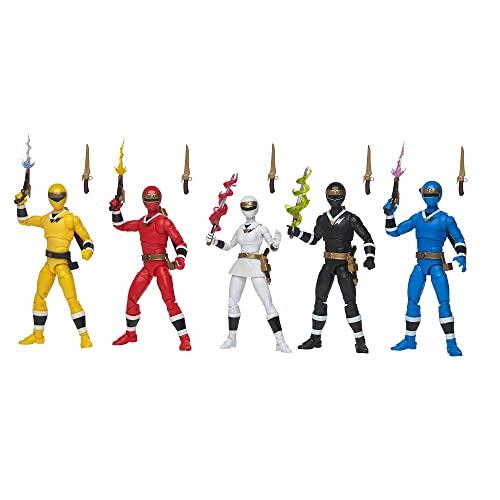 Power Rangers Lightning Collection 5-Pack Alien Rangers of Aquitar 6-Inch Premium Collectible Action Figure Toy with Accessories, Kids Ages 4 and Up