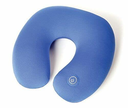 Perfect Life Ideas Neck Massager Plane Travel Pillow - Vibrating Massaging Microbead Soft Countouring Sleeping Relaxing Pain Aid for Adults Men Women Children at Home Office Trips or Travel by
