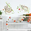 RoomMates RMK3841GM Lazy Sloth Giant Peel and Stick Wall Decals