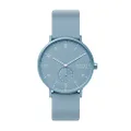 Skagen Traditional Watches for Unisex Aaren Kulor, Three Hand, 41MM Aluminum Case with a Sky Blue Silicon Strap, SKW6509