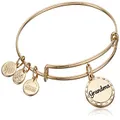 Alex and Ani Because I Love You Expandable Wire Bangle Bracelet for Women, Meaningful Charms, 2 to 3.5 in, Expandable, Non-Precious Metal