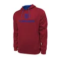Icon Sports FC Barcelona Lionel Messi 10 Officially Licensed Barça Adult Men's Pullover Hooded Sweatshirt (Large), red (FCB46PH-BG)