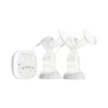 New Beginnings Quiet Double Electric Breast Pump for Fast and Easy Expressing, USB Rechargeable and BPA-Free