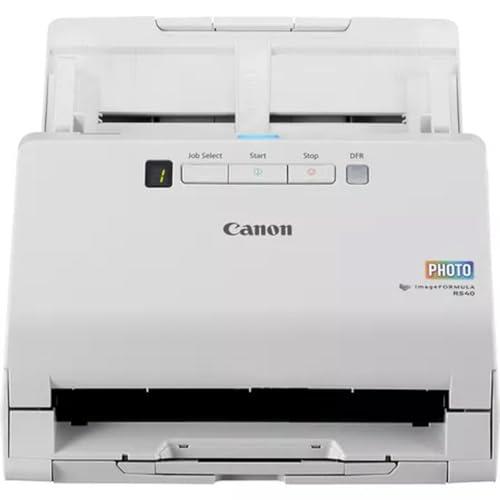 Canon imageFORMULA RS40 Photo Document Scanner, Fast, USB Connection, Document Feeder, Double Sided scanning, Free Software, Easy to use
