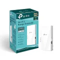 TP-Link AX3000 Dual Band Wi-Fi 6 Range Extender, Broadband/Wi-Fi Extender, Wi-Fi Booster/Hotspot with 1 Gigabit Port, 160 MHz Channels, Built-in Access Point Mode, Easy Setup, UK Plug (RE700X)