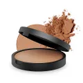 INIKA Baked Mineral Foundation Powder All Natural Make-up Base, Vegan, Hypoallergenic, Dermatologist Tested, 8g (Wisdom)