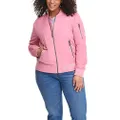 Levi's Women's Poly Bomber Jacket with Contrast Zipper Pockets