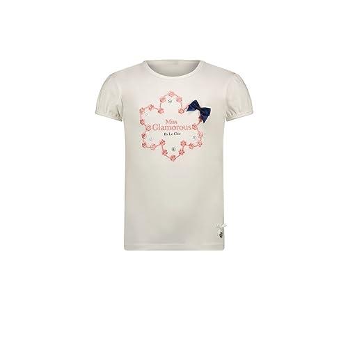 Le Chic Girl's Nommy Miss Glamorous T-Shirt, Off White, Size 12 Years