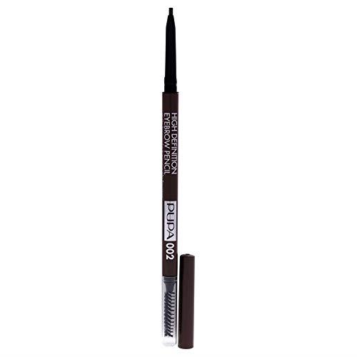 Pupa Milano High Definition Eyebrow Pencil - 002 Brown for Women 0.003 oz Eyebrow