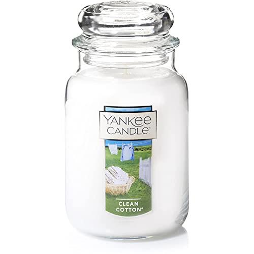 Yankee Clean Cotton Classic Jar Candle, Large