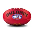 Sherrin AFL Replica Beach Football, Red, Size 4