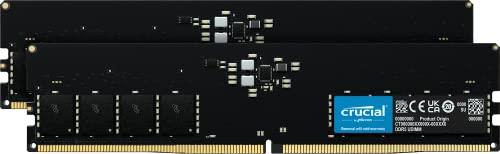 Crucial RAM 16GB Kit (2x8GB) DDR5 5200MHz (or 4800MHz) Desktop Memory CT2K8G52C42U5