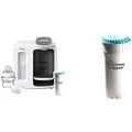 Tommee Tippee Perfect Prep Day and Night Machine Instant and Fast Baby Bottle Maker Bundles Includes 2X Antibacterial Filters, White