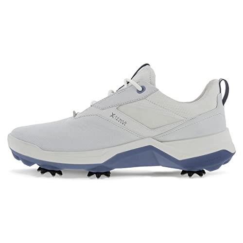 ECCO Women's Biom G5 Gore-tex Waterproof Golf Shoe, White, 6-6.5
