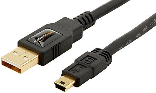 Amazon Basics USB 2.0 Cable - A-Male to Mini-B Cord, 3 Feet (0.9 Meters), 24-Pack