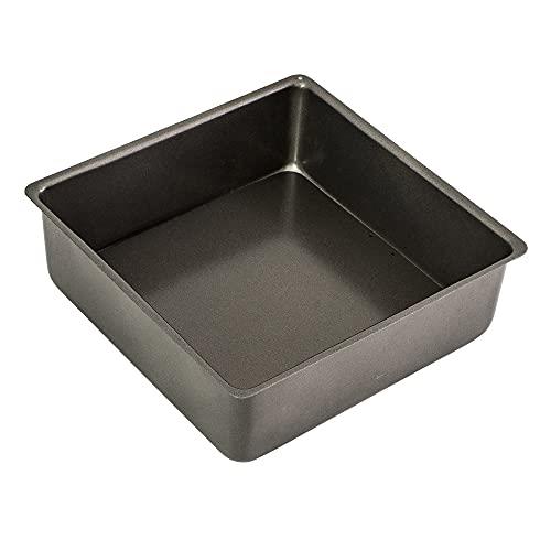 Bakemaster Non-Stick Loose Base Square Deep Cake Pan, Grey, 40060 7 cm*20 cm* 20 cm