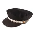 Fallenbrokenstreet The Bowie Suede Hat, Black, Medium/Large