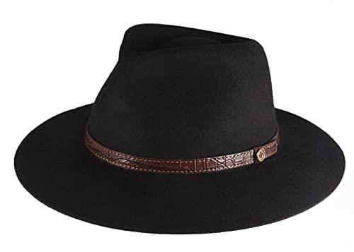 fallenbrokenstreet The Dingo Felt Hat - Black Black S-M