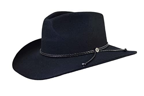 Fallenbrokenstreet The Ranch Felt Hat, Black, Medium/Large