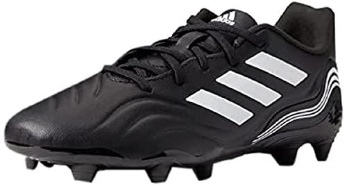 adidas Copa Sense.3 Firm Ground Soccer Shoe, Core Black/White/Vivid Red, 10.5 US Unisex Little Kid