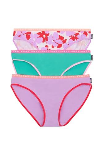 Bonds Women's Underwear Hipster Bikini Brief, Pack 24 (3 Pack), 10